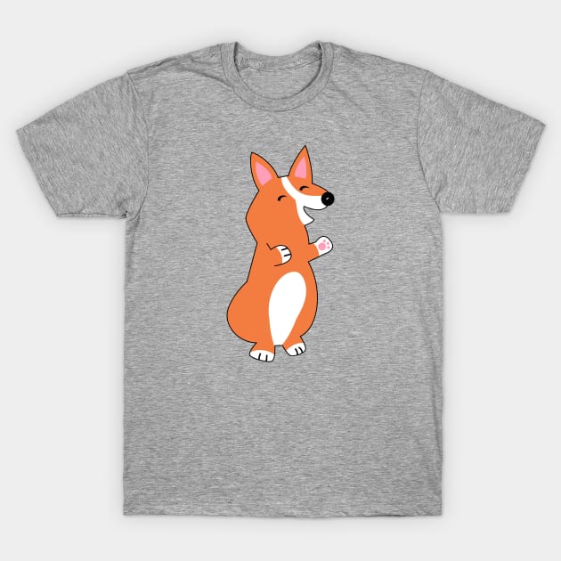 Cute Corgi T-Shirt by dinokate